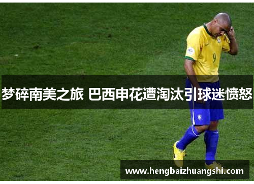 梦碎南美之旅 巴西申花遭淘汰引球迷愤怒